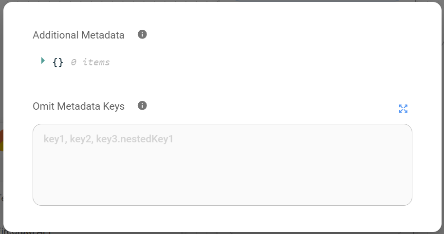 <p>Additional Parameters</p>