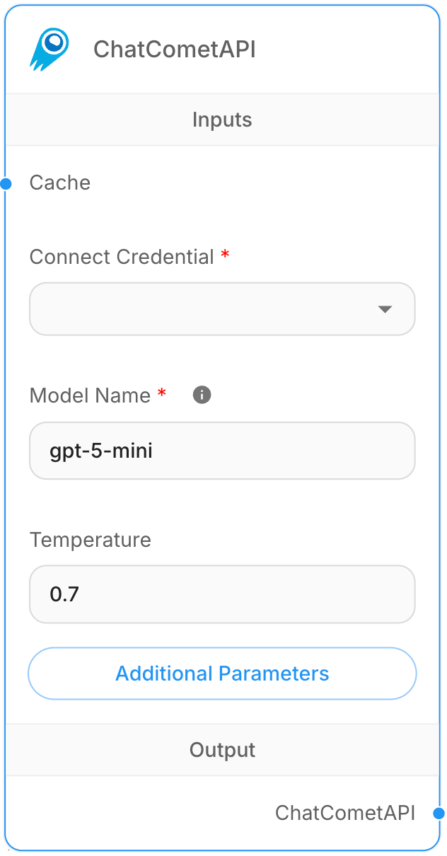 <p>ChatCometAPI Node</p>