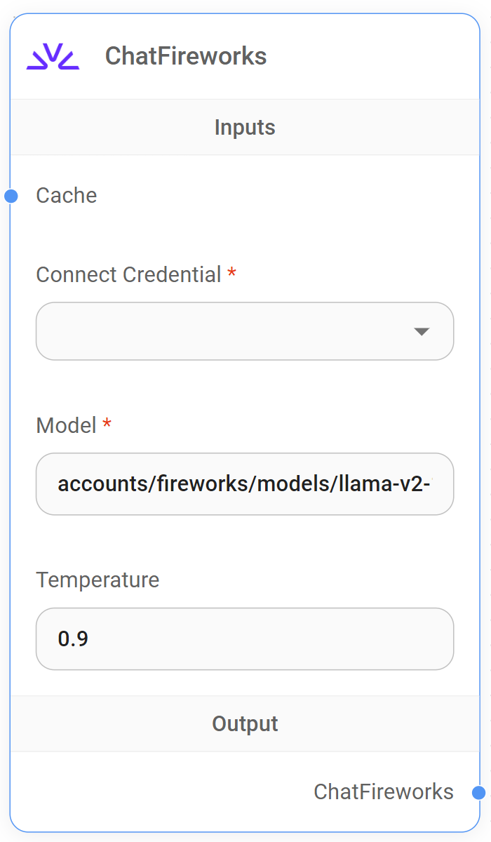 <p>Chat Fireworks Node</p>
