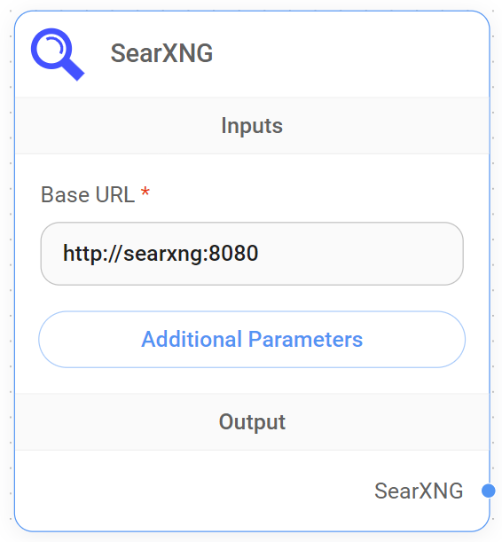 <p>SearXNG Node</p>
